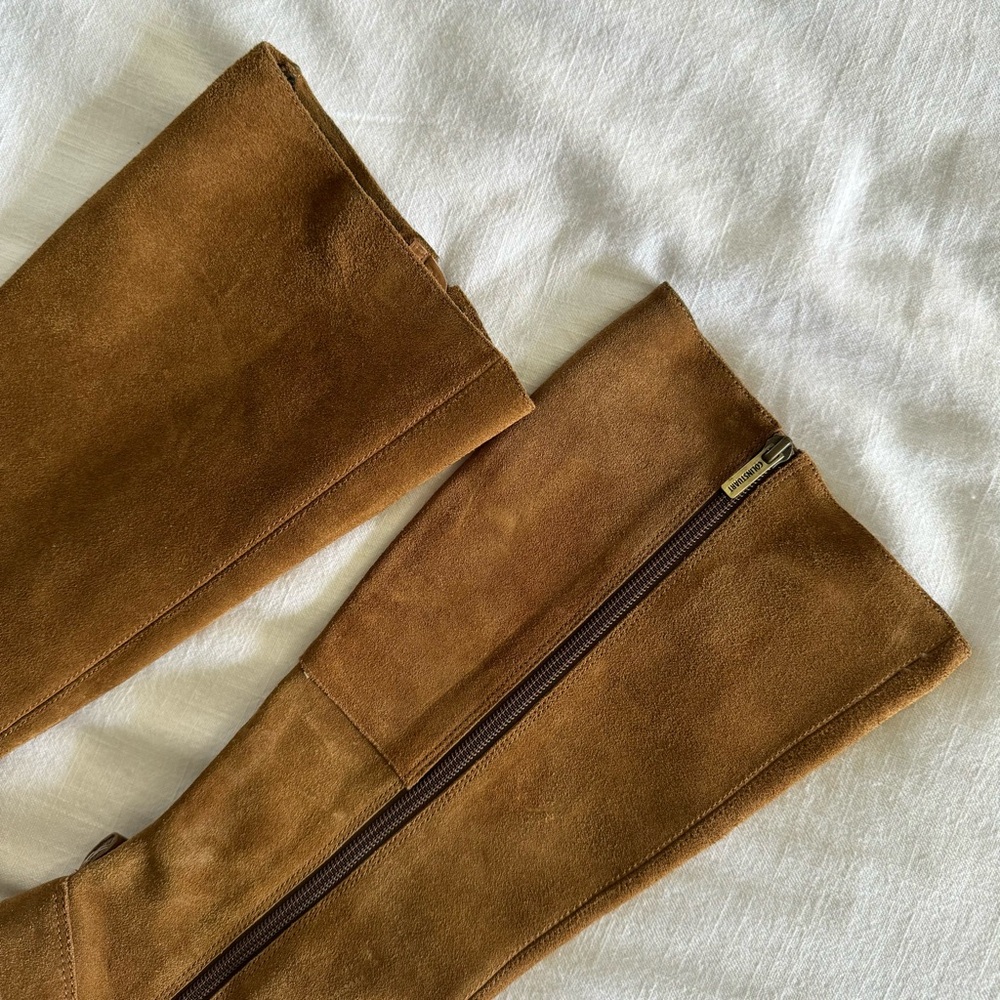 Colin Stuart brown suede wedge boots - Picture 5 of 9